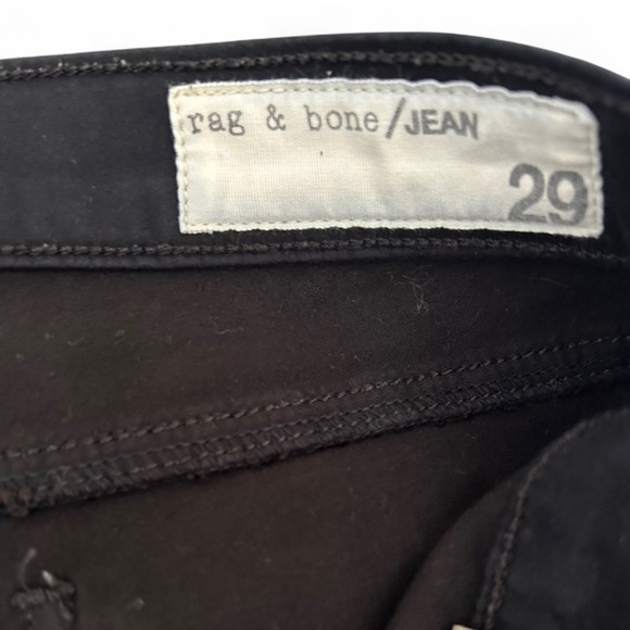 Rag & Bone Midnight Black Jeggings - Picture 2 of 5
